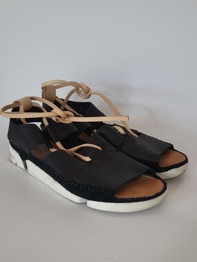 Clarks Originals Trigenic Black Sandals Size 9.5